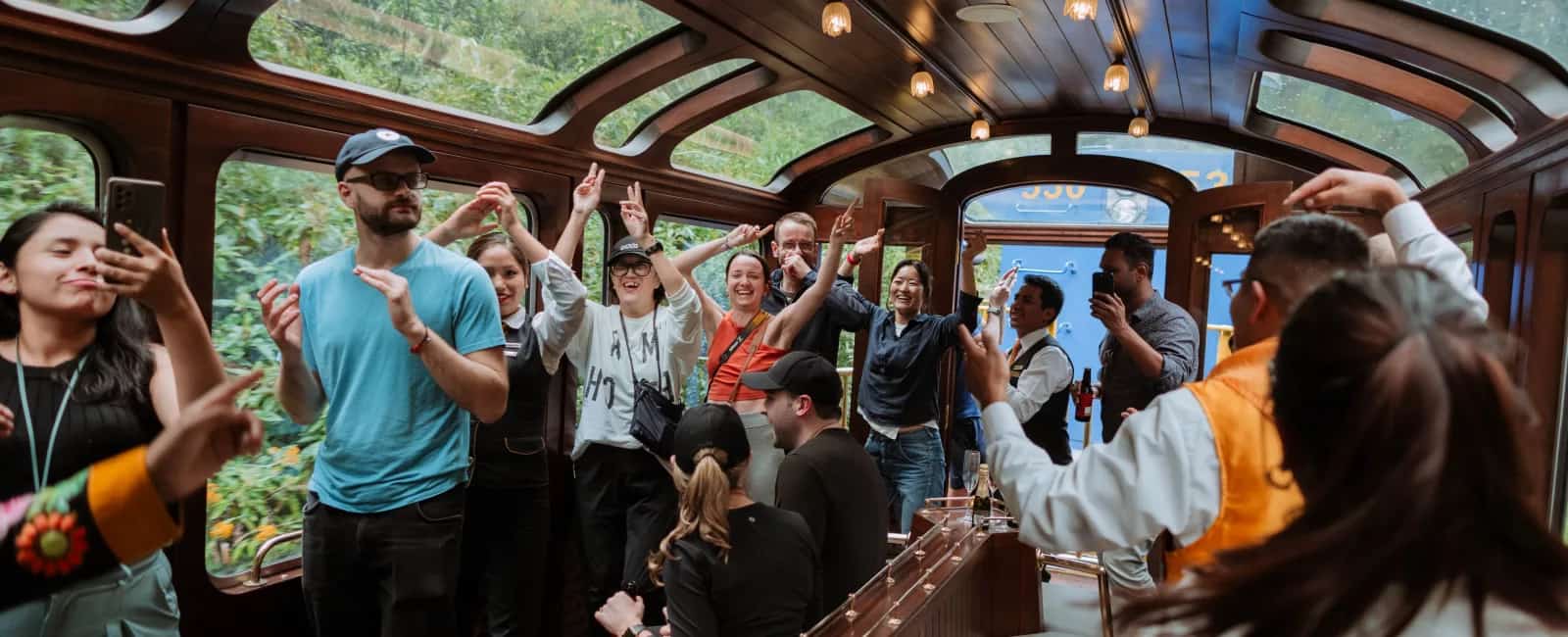 Fotos alegres en el tour de Machu Picchu