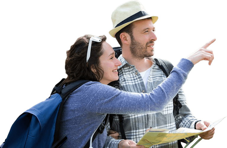 Turistas explorando Perú