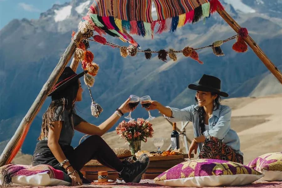 Ver itinerario de experiencia picnic en Cusco con vista a los Andes