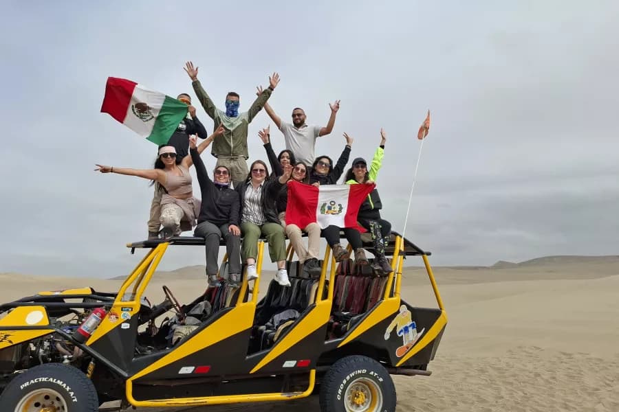 tubulares con amigos en Huachina