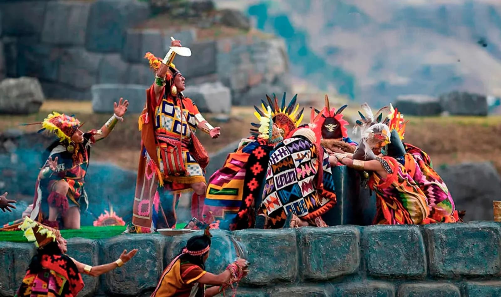 Representación de la Fiesta del Sol o Inti Raymi.