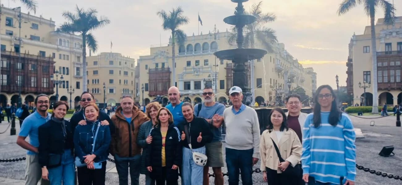 Foto grupal en un City Tour